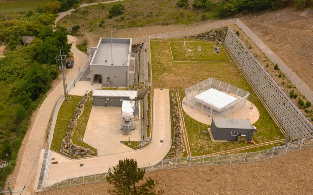 안마도해양기상관측기지 전경