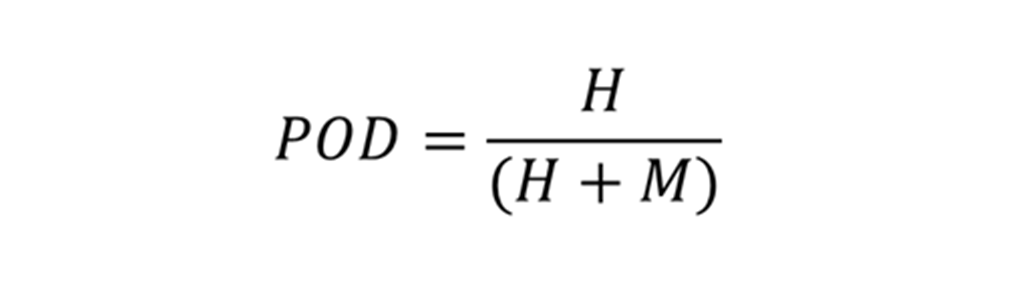 ¸ÂÈû·ü(POD, Probability of Detection)°ø½Ä