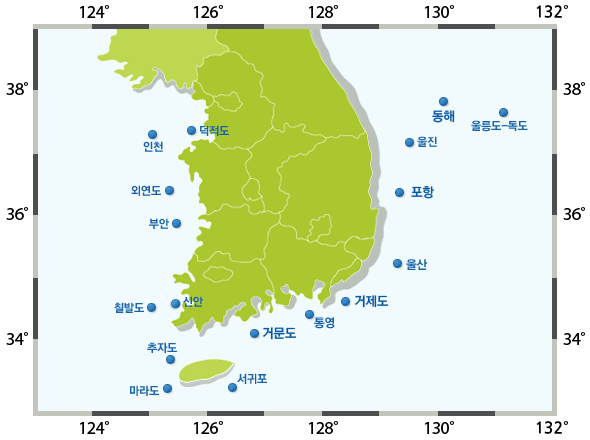 부이 위치 지도