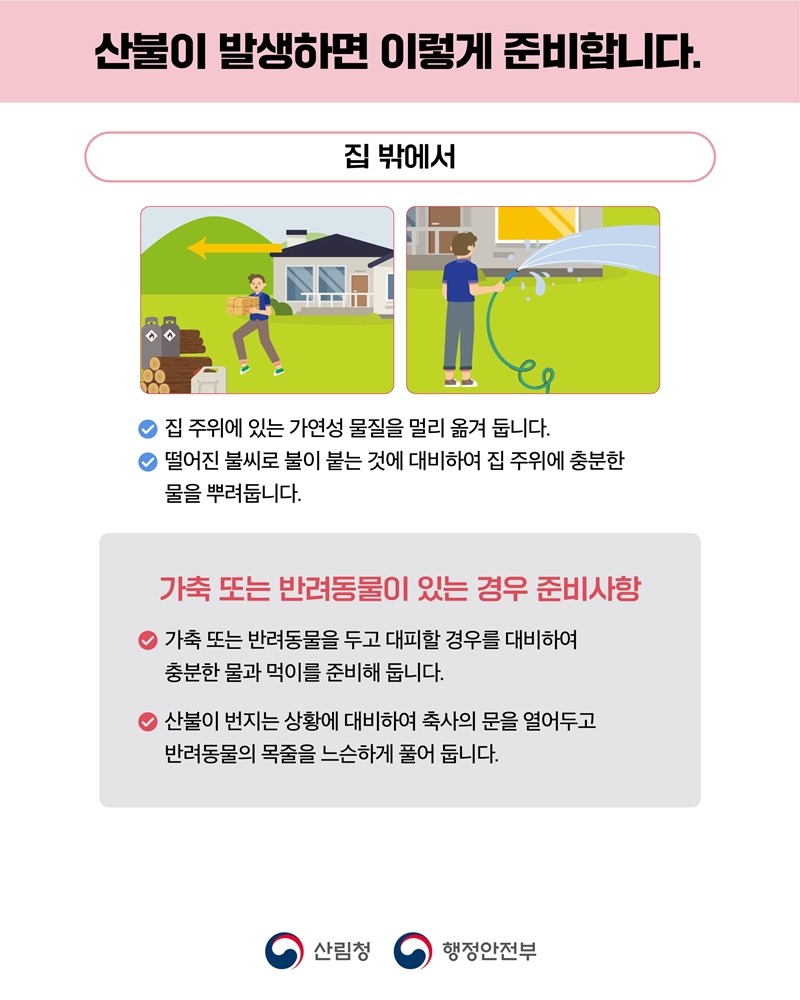 산불 국민행동요령을 알려주는 이미지2