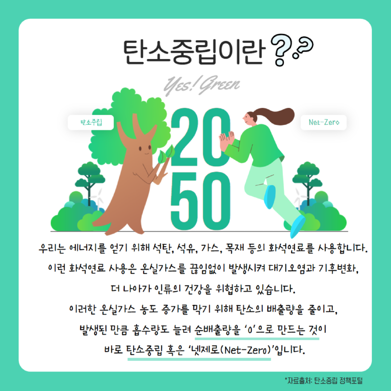 기후변화주간 탄소제로 퀴즈 이벤트 카드뉴스 2