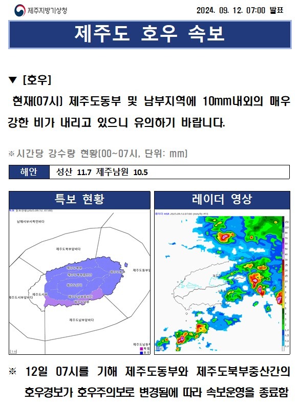 (250912)호우 속보창 (7시)