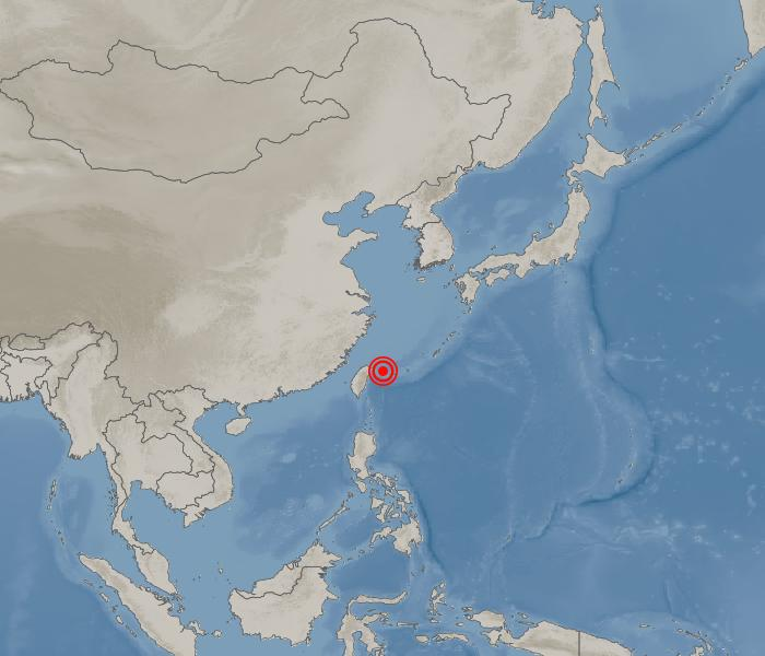 일본 오키나와현 요나구니섬 북쪽 26km 해역 지도
