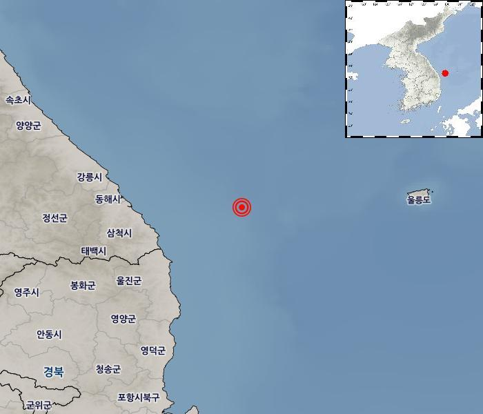 강원 삼척시 동쪽 59km 해역 지도