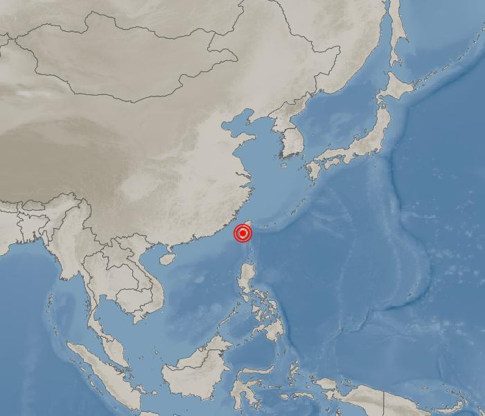 대만 자이시 남남동쪽 31km 지역 지도